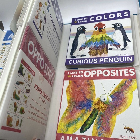 I Like to Learn Alphabet Numbers Colors And Opposites 4 in 1 Learning Book - Picture 5 of 12